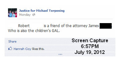 Michael Terpening July 13 Hearing